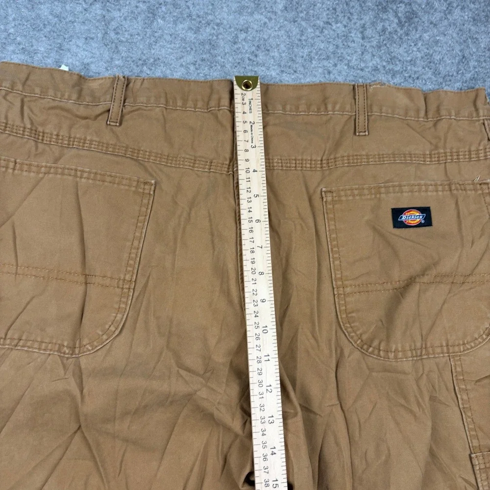 Dickies Canvas Work Shorts Mens 40 Brown Relaxed Fit Utility Rugged Workwear